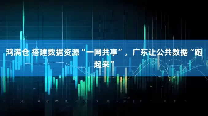 鸿满仓 搭建数据资源“一网共享”，广东让公共数据“跑起来”